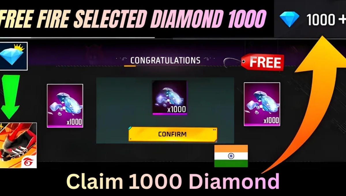 Free Fire Selected Diamond 1000