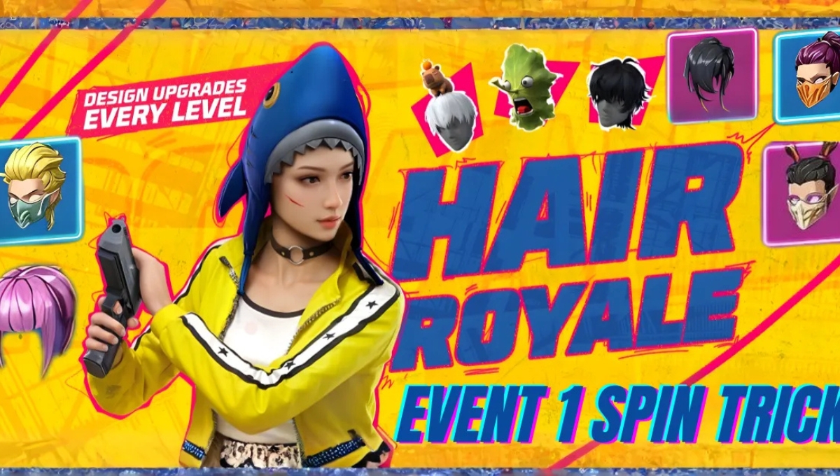 Free Fire Hair Royale Event 1 Spin Trick
