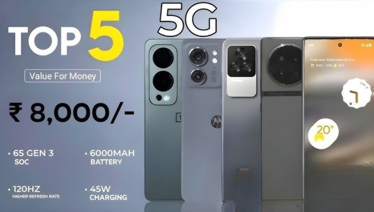 A golden opportunity to buy a 5G Phone for under ₹8,000 Great offer with a large battery and powerful processor.