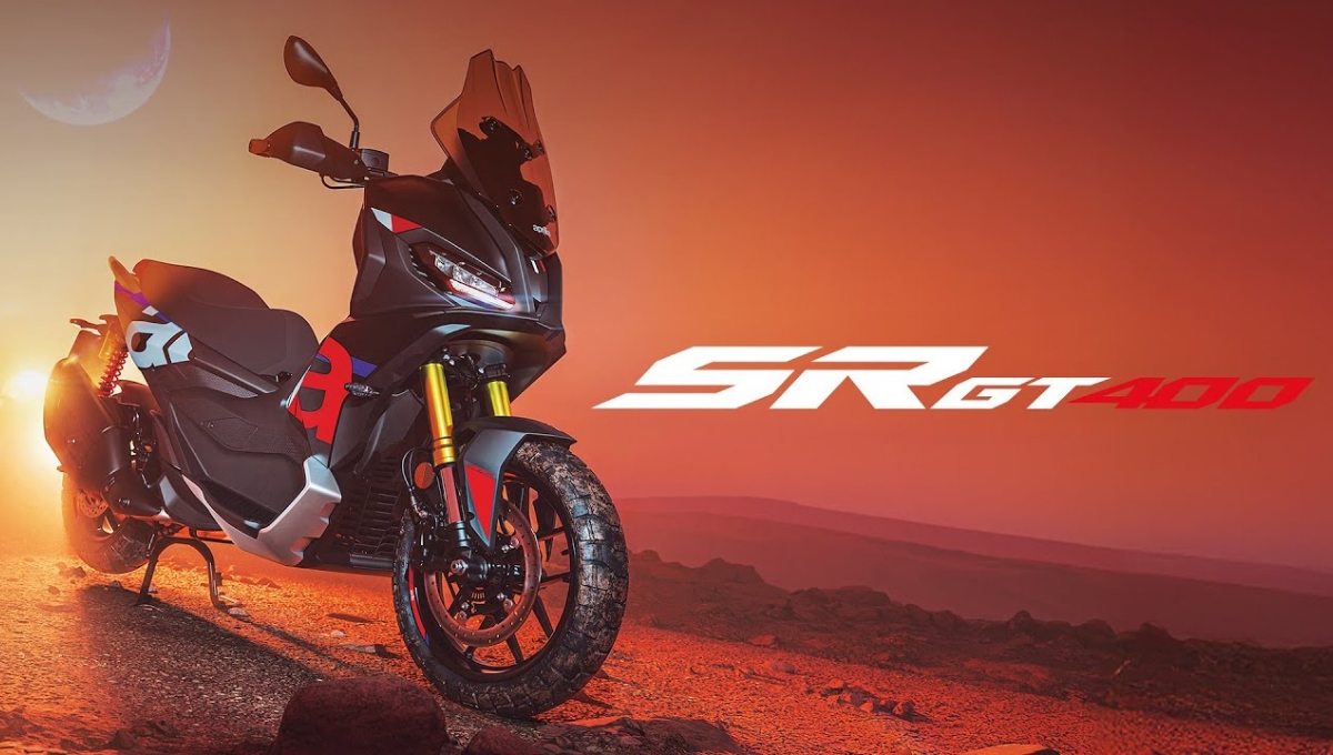 The new Aprilia SR GT 400 is the perfect blend of excitement and comfort, ready to tackle any road.