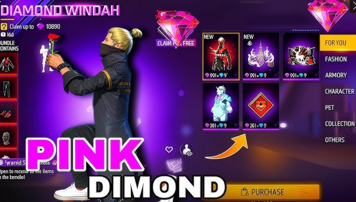 Free Fire Pink Diamonds
