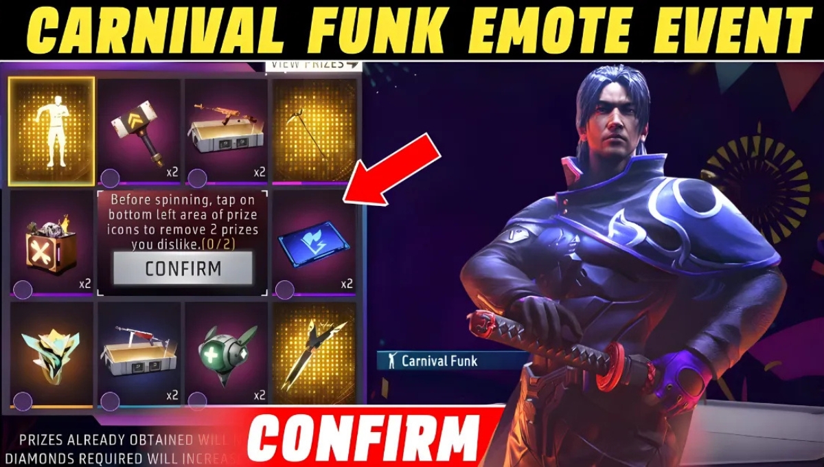 Carnival Funk Emote 1-Spin Trick: Win in One Try