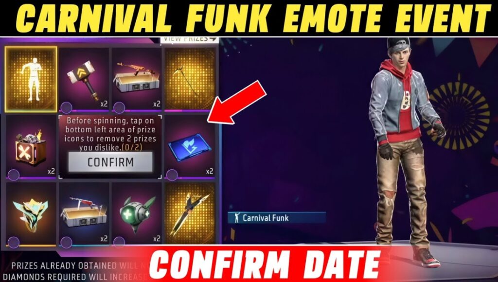 Carnival Funk Emote QR Code
