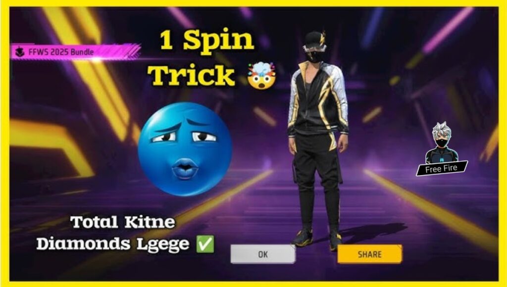 Free Fire 1-Spin Trick