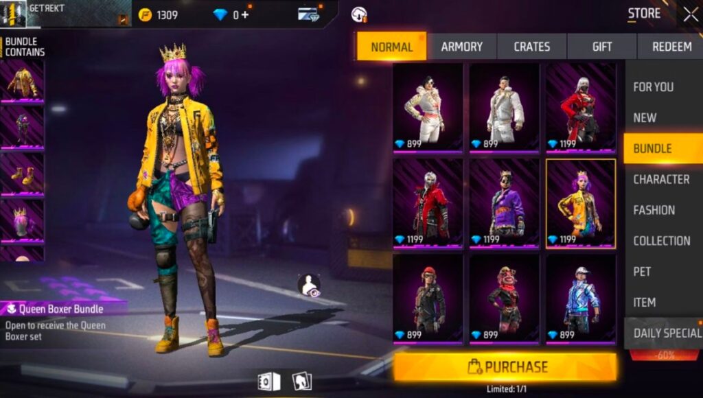 Free Fire Diamond Top Up