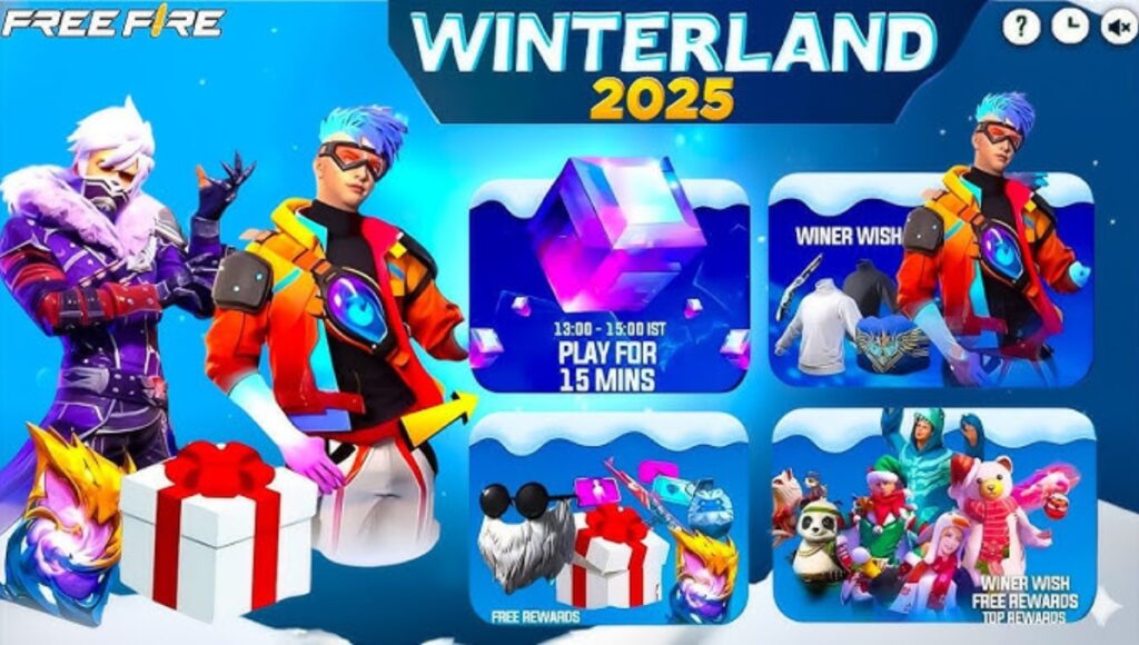 Free Fire Winterlands Event 