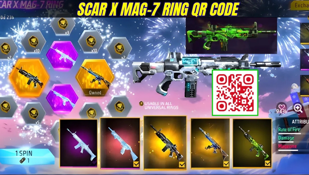 SCAR x MAG-7 Ring QR Code