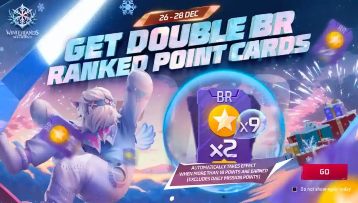 Free Fire Double BR Ranked Point Card