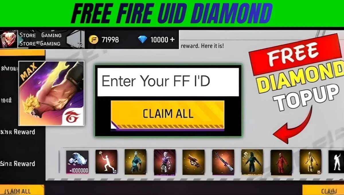 free fire max 2025 diamond uid