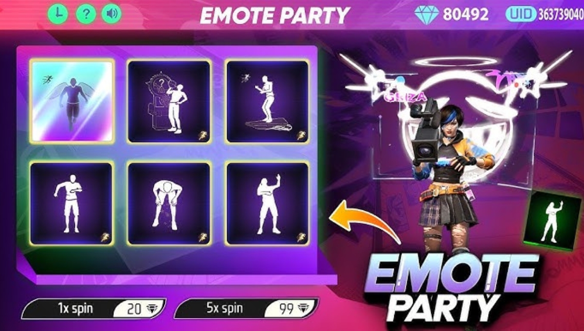 Free Fire Emote Event