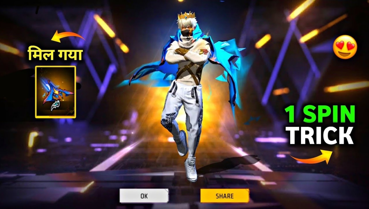 Skydive Animation 1 Spin Trick