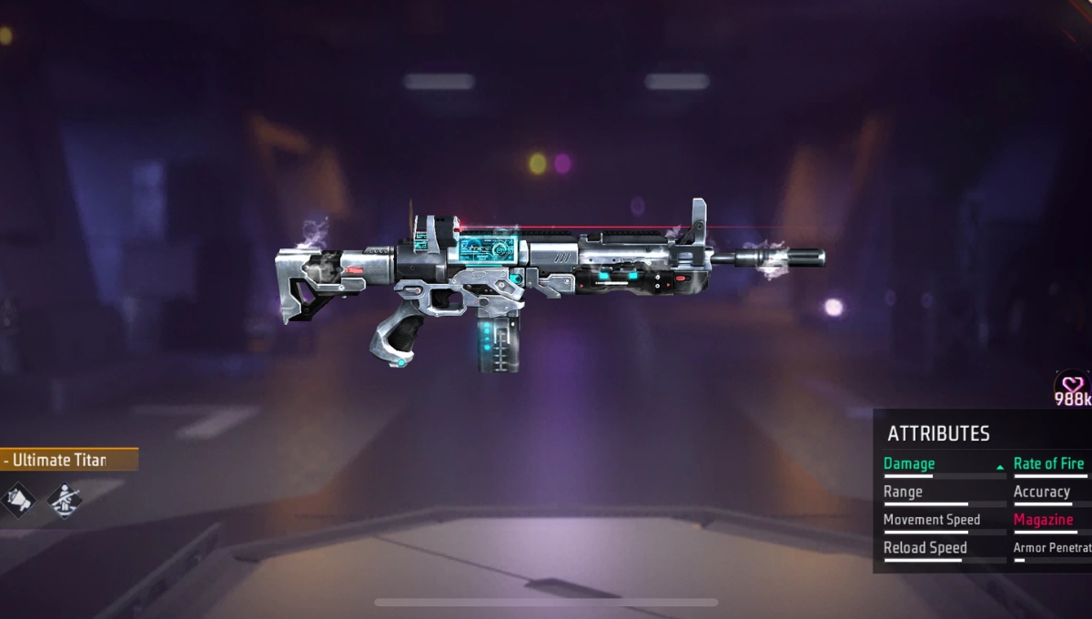 Free Fire SCAR x MAG-7 Ring Event