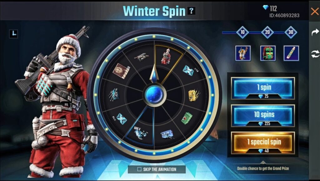 Free Fire Santa Militia Bundle