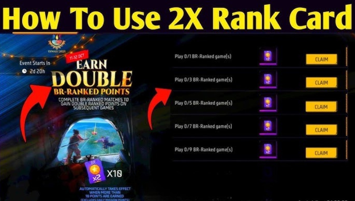 Free Fire Double BR Card