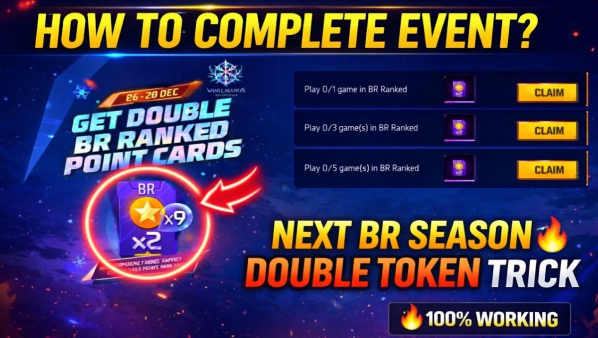Free Fire Double BR Ranked Point Card