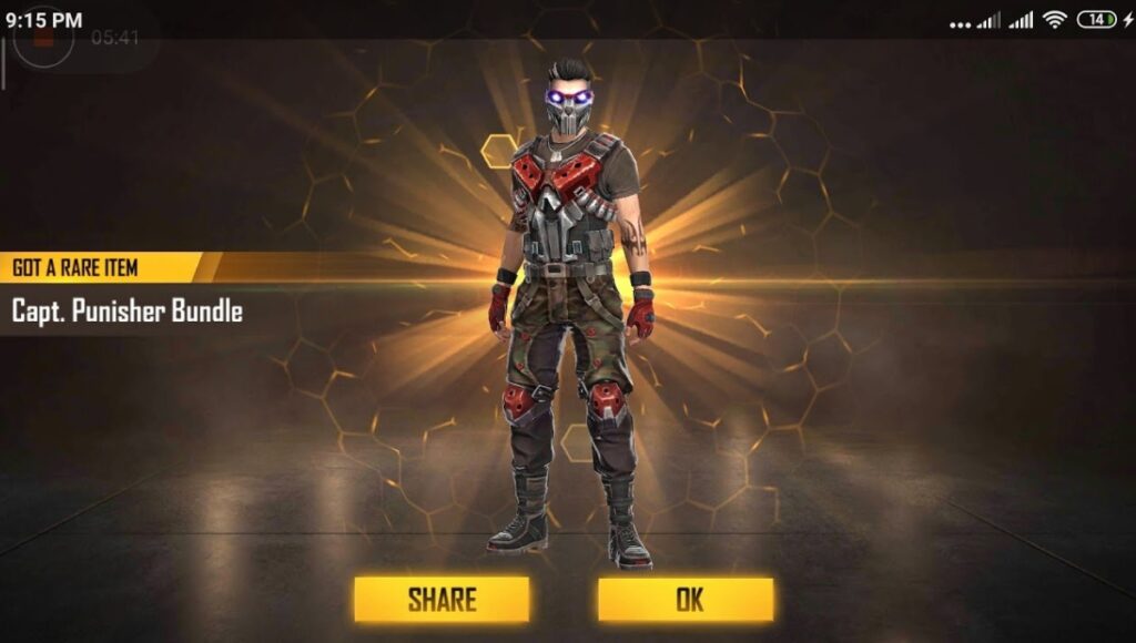 Free Fire Colossus Bundle