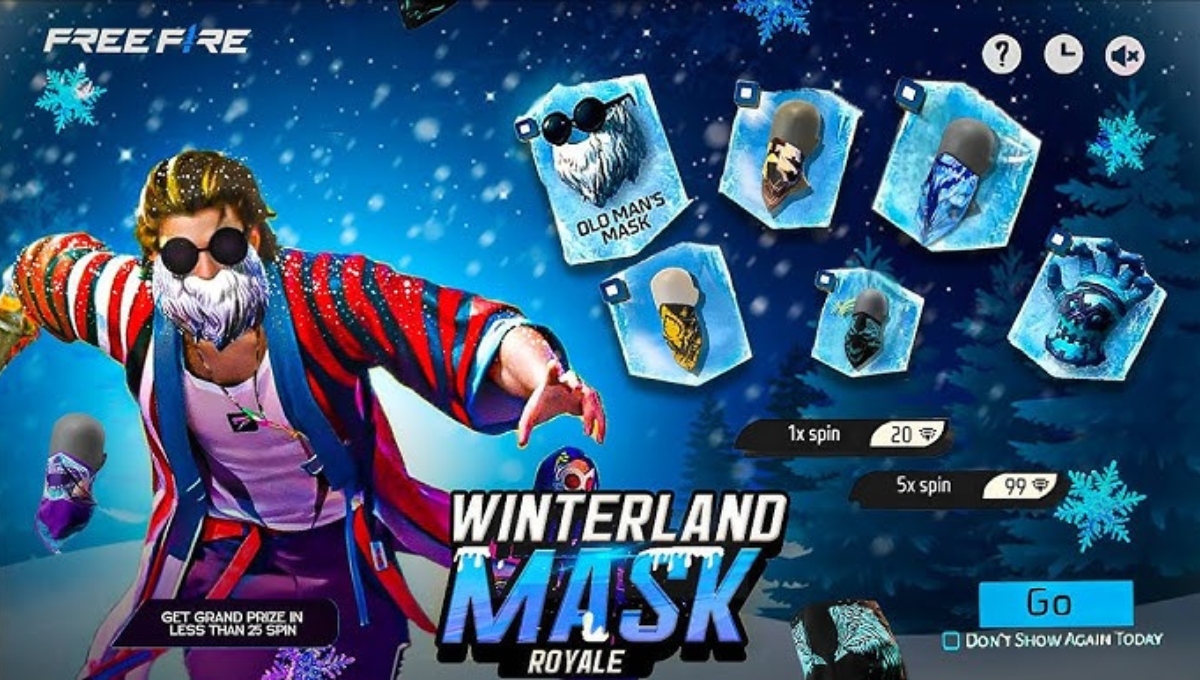 Free Fire Winter Mask
