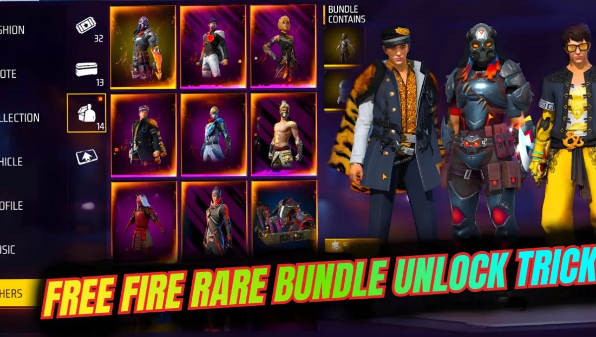 Free Fire Rare Bundle Unlock Trick
