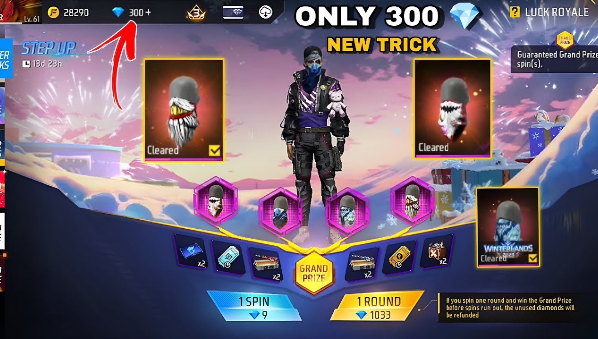 Free Fire Winter Mask