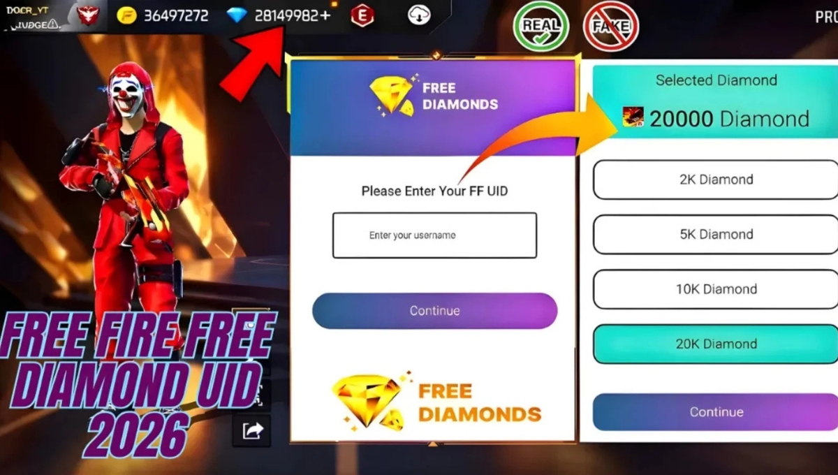 Free Fire Diamond UID Code