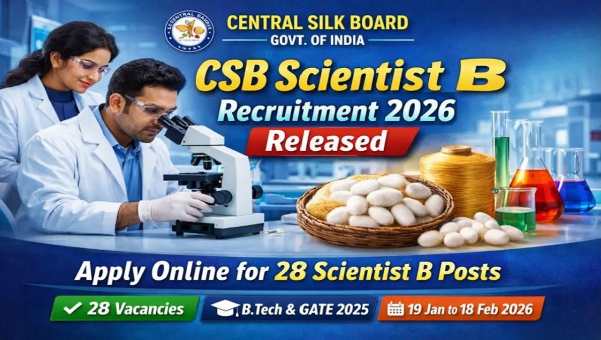 CSB Scientist-B Recruitment