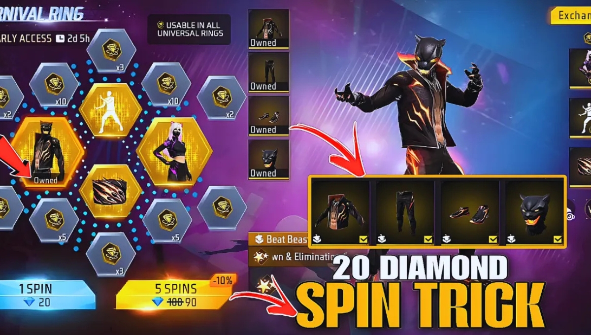 Carnival Ring Event 1 Spin Trick