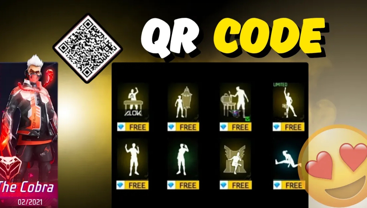 Free Fire Emote Royale QR Code