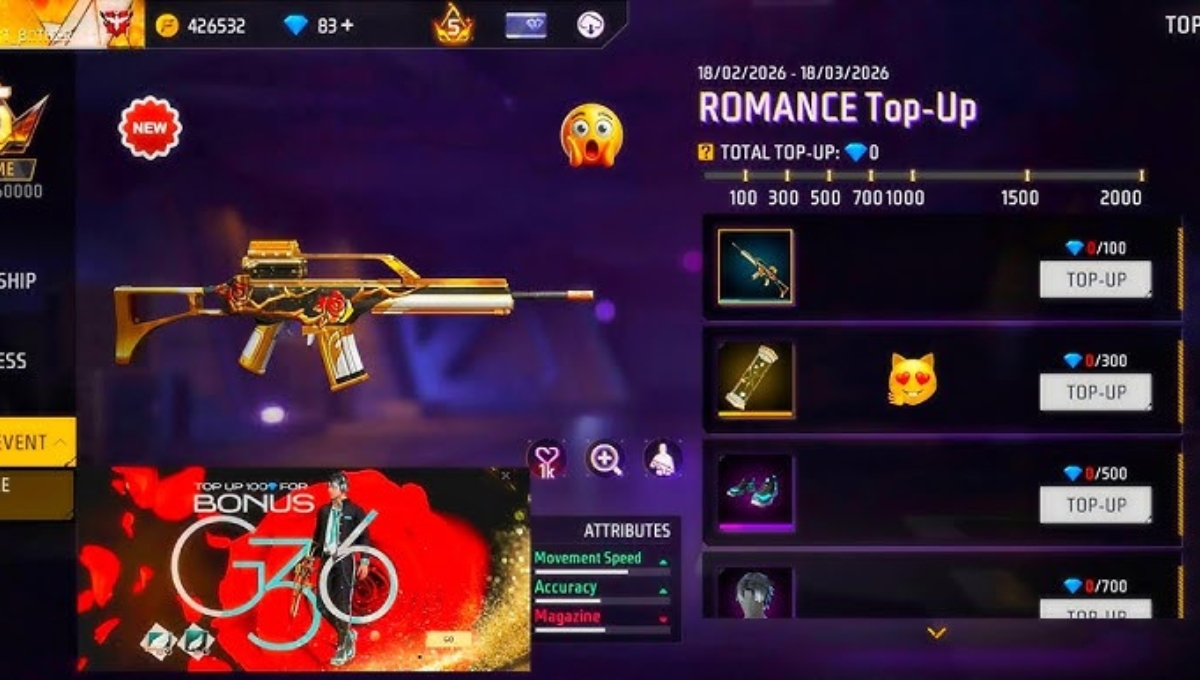 G36 Bonus Top Up Event