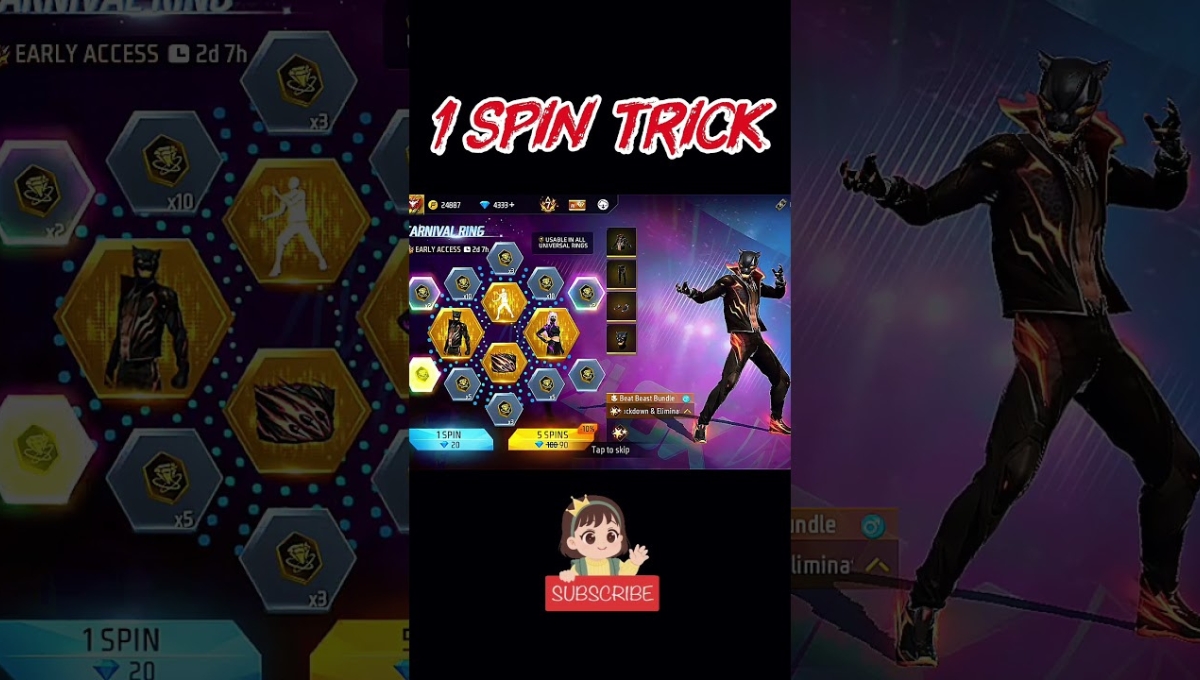 Carnival Ring Event 1 Spin Trick 