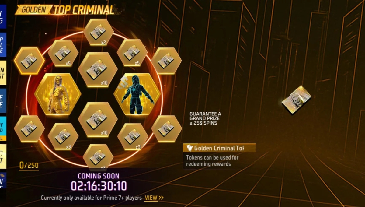 Free Fire Max Daily Gold Drop